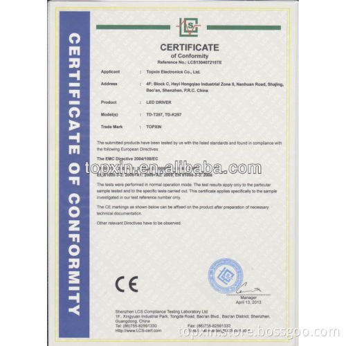 Isolated led tube driver led driver 600ma 30w constant current led driver with Ce ROHS